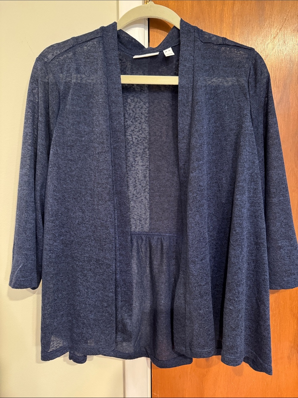 D&Co Essentials Navy Blue Lightweight Open Cardigan